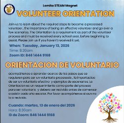 Volunteer Orientation 1-13-26